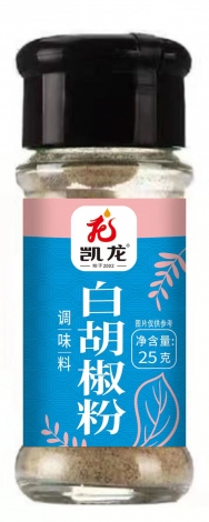 安陽瓶白胡椒粉25g